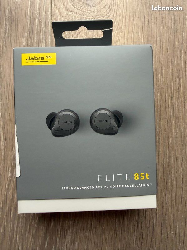 NEUFS Ecouteurs sans fil True Wireless Jabra Elite 85t avec réduction active de bruit Noir Titane (image 1)