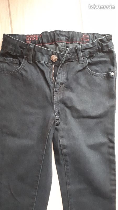 Pantalon jean garçon monoprix (image 3)