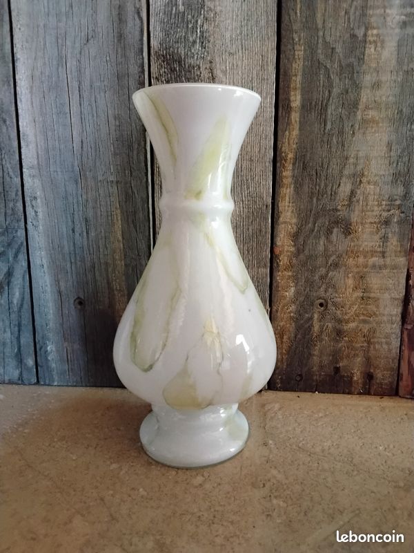 Grand vase en opaline vintage (image 2)