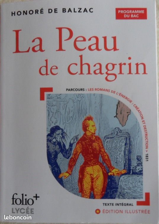 Livre "La peau de chagrin" de Honoré de Balzac (image 1)