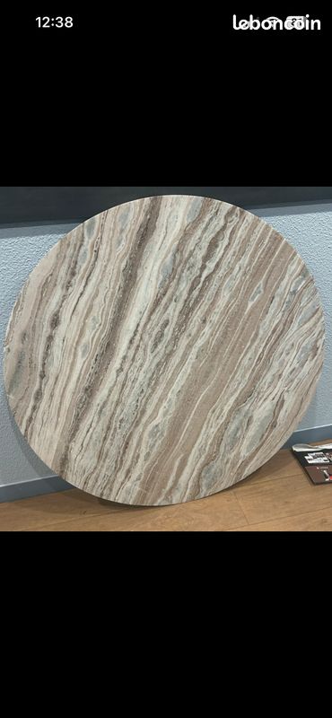 Plateau table effet marbre (image 1)