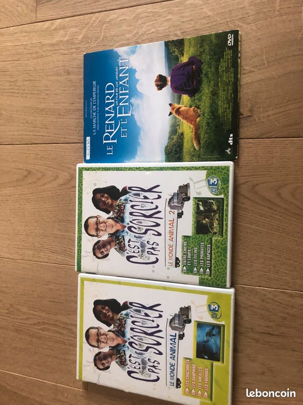4 dvd C’est pas sorcier et l’enfant et le renard (image 1)