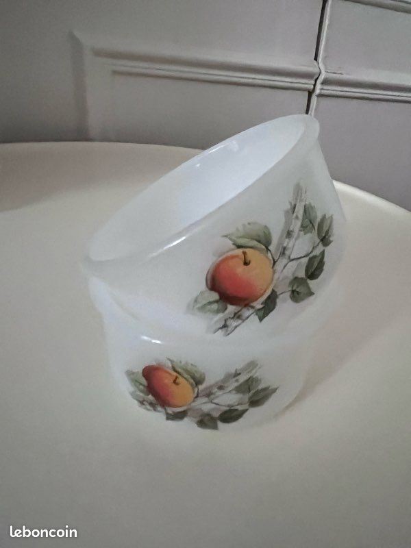 Lot 2 Ramequins Arcopal Vintage – Collection Fruits (image 2)