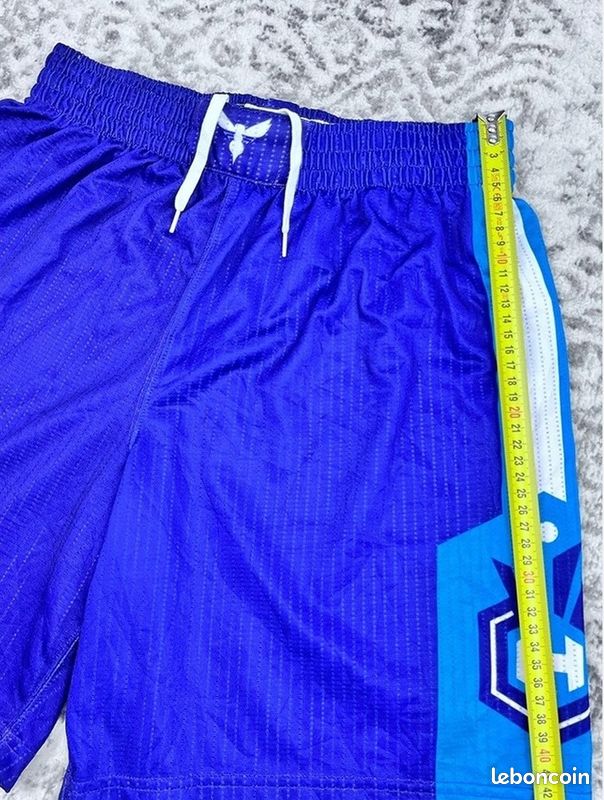 Short Basketball Adidas Player 10 violet Mesh Homme Taille M (image 8)