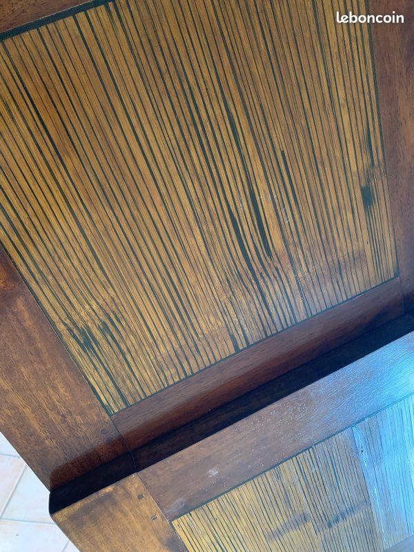 Bar pliant en bois massif & marqueterie (image 4)