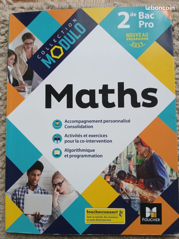 Livre mathématique 2nde bac pro (image 1)