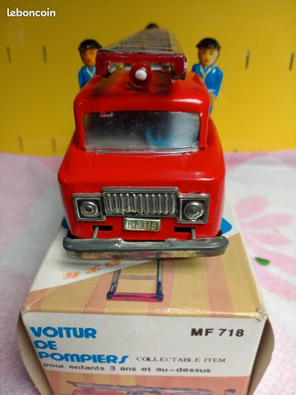 Zerodis Jouet Camion de Pompier 1:16 Friction Inertie Enfant