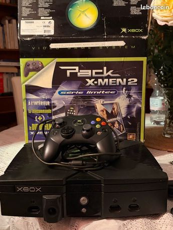 Console Xbox Première Génération – Pack X-men 2 édition Limitée – TRÈS RARE – Pucée