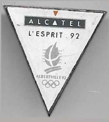 Pin's Alcatel L'Esprit 92 - Albertville 1992 (Jeux Olympiques