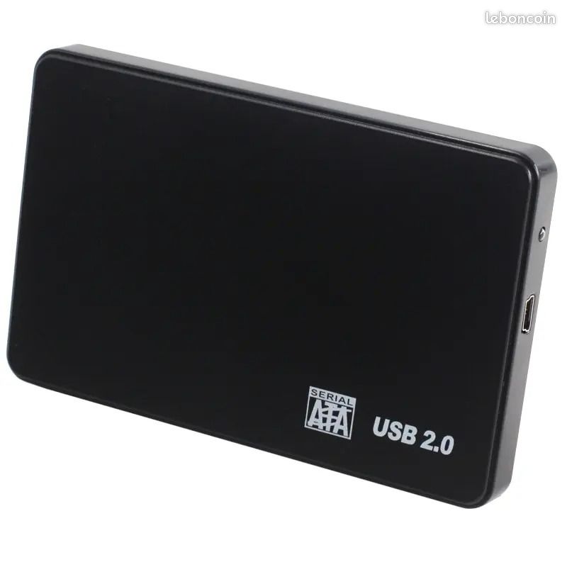 USB 2.0 HDD Disque Dur Externe Cas 2.5 Pouce En Plastique SATA Boîtier SSD Haute Vitesse Support De Transmission Fenêtre Mac Android (image 3)