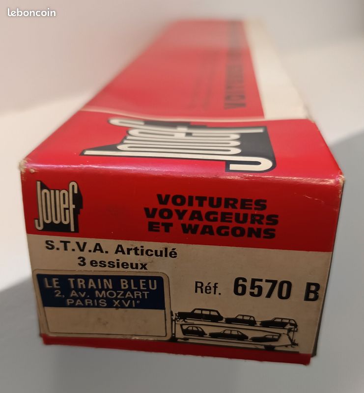 JOUEF UN WAGON Type Stva Sncf Long Sans Voiture Ho En Boite Cristal EUR