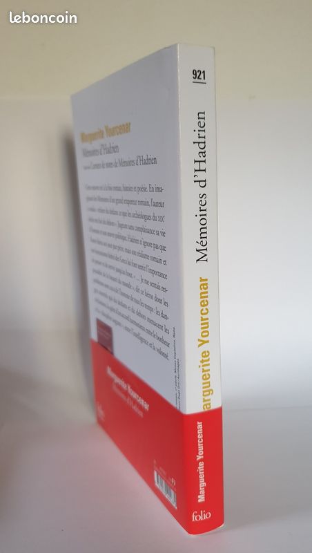 LIVRE : MEMOIRES D'HADRIEN de Marguerite Yourcenar (image 5)