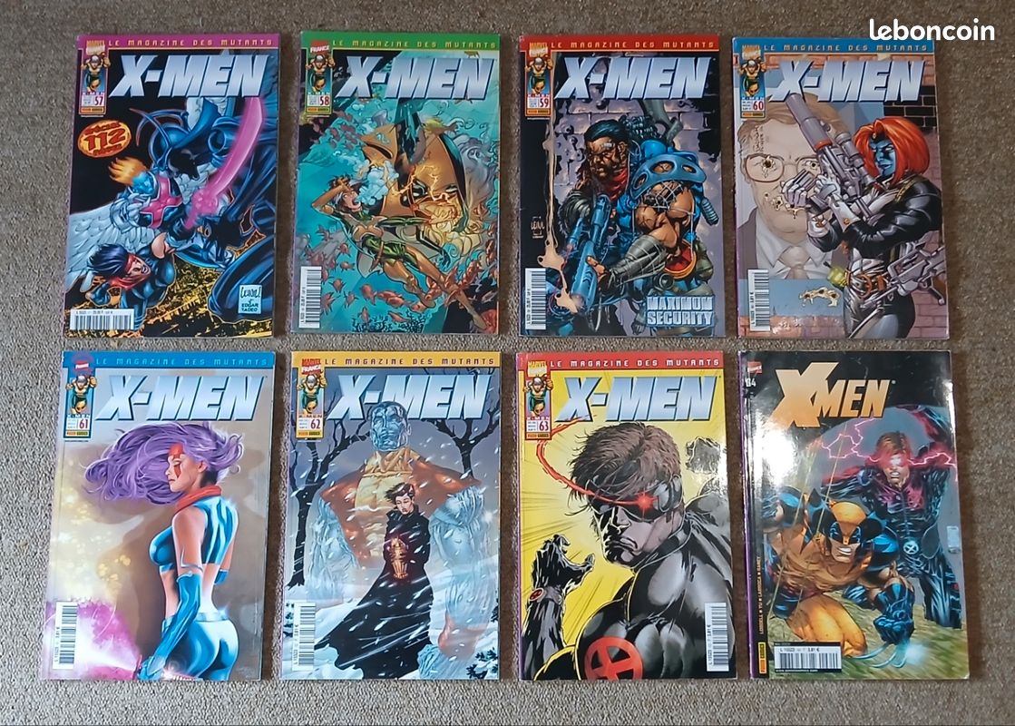 Lot de X-Men 1ère série du 1 au 64. TBE (image 8)