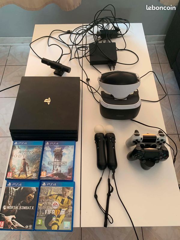 PS4 Pro 1To + PSVR pack (image 1)