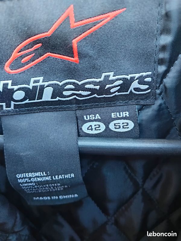 Blouson cuir alpinestars (image 3)