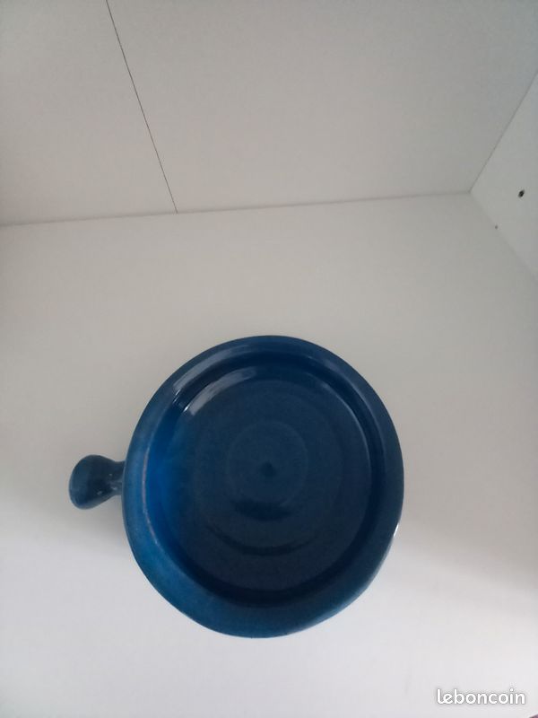 Cassolette bleue terre cuite (image 1)