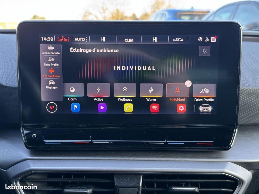 SEAT LEON FR 1.5 TSI 150ch Carplay Camera Acc Lane Assist Siege et Volant Chauffant (image 19)