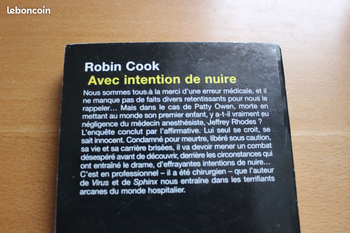Avec intention de nuire - Robin Cook (image 2)