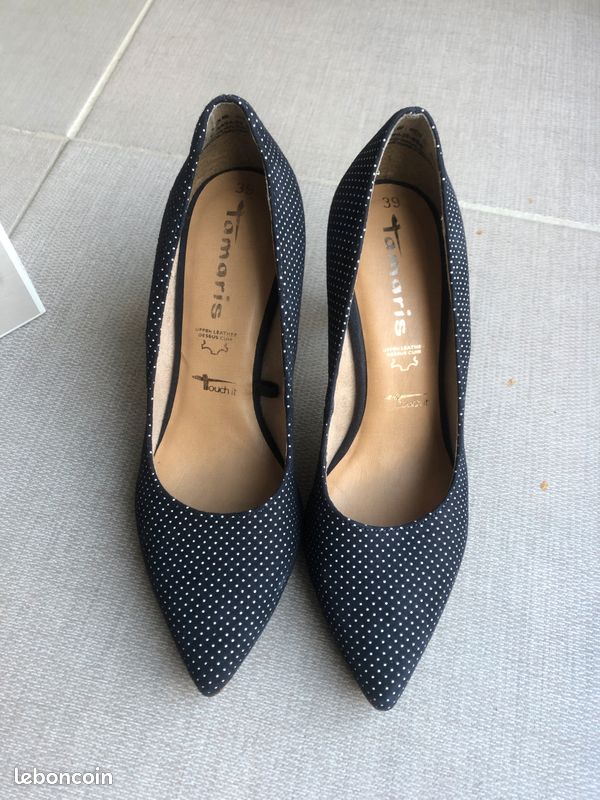 Tamaris Escarpin Bleu Marine Escarpins Tamaris Bleu Marine Taille