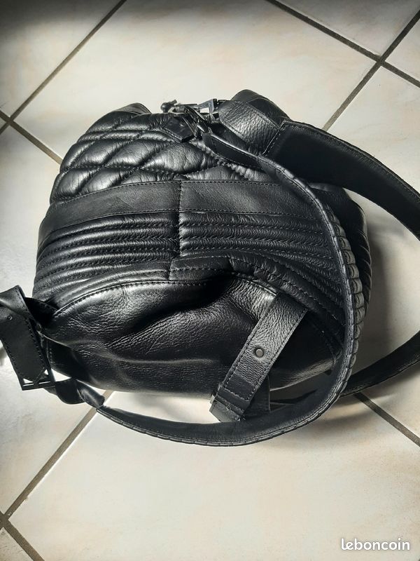 Sac à dos noir Zadig et Voltaire " bobo backpack" (image 2)