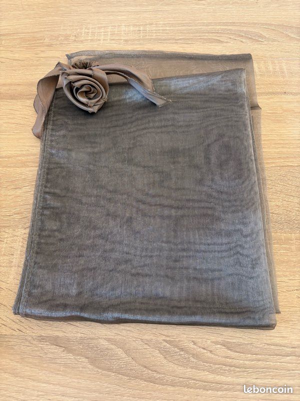 Robe longue Volga taupe point mariage T 40 (image 4)