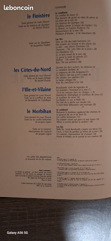 Livre Grand Format "Bretagne, Pays et Gens de France" (Larousse/Reader's Digest) ⚓ (image 5)