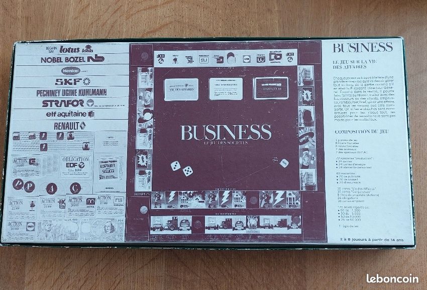 Jeu de société ancien : Business (image 15)