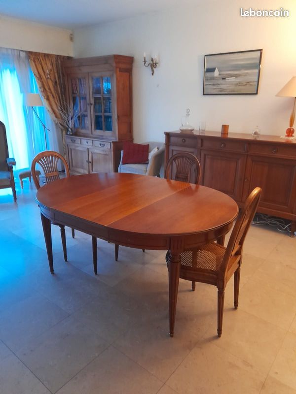 Table Salle à manger merisier massif (image 6)