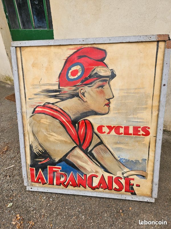 French Advertising Poster for Cycles Clement by C. Tichon, 1890s - Vintage Posters By La Belle