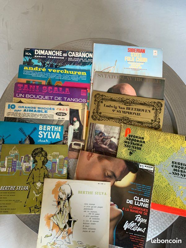 Gros lot vinyles anciens 33T 45T – Richter Klemperer Melodiya URSS Beethoven + variété (image 7)