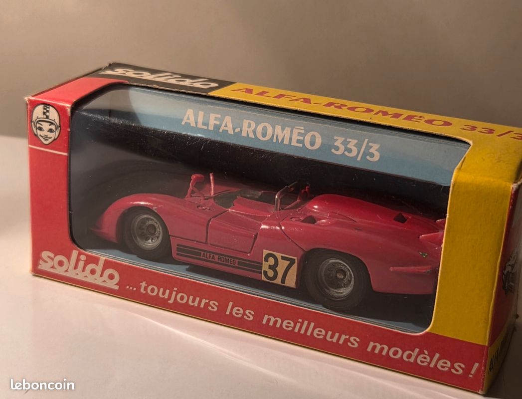 Solido Alfa Romeo 33 TT12 33/3 #41 #187 - Miniature 1/43 Die Cast - France