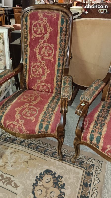 Fauteuils Voltaire, lourds et solides (image 3)