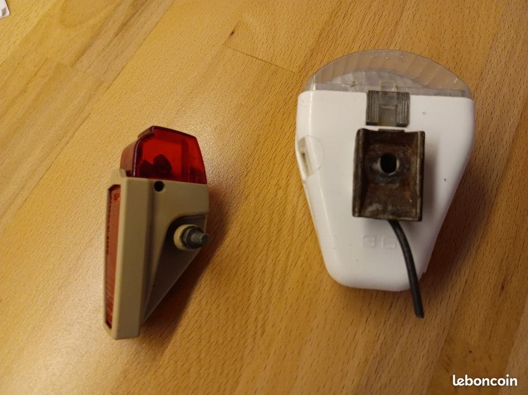 Feu VITALUX Pour Vélo Ancien – Blanc – Fabrication Française – Occasion