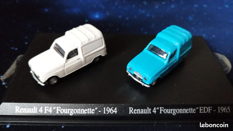 4/A MIX CARS - RENAULT 4 FOURGONNETTE SAPEURS POMPIERS - ALTAYA 1:43