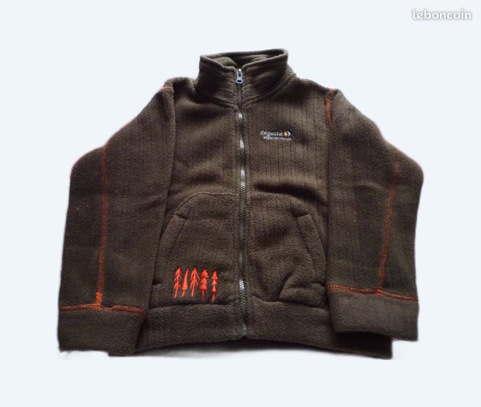 Veste vintage Kuhl ALF Sherpa Deep Pile homme marron polaire extérieur