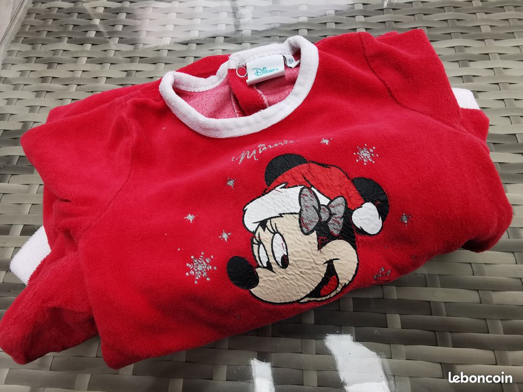 Pyjama / Pyjama-combinaison Noël Minnie Disney Baby — 18 mois (image 11)