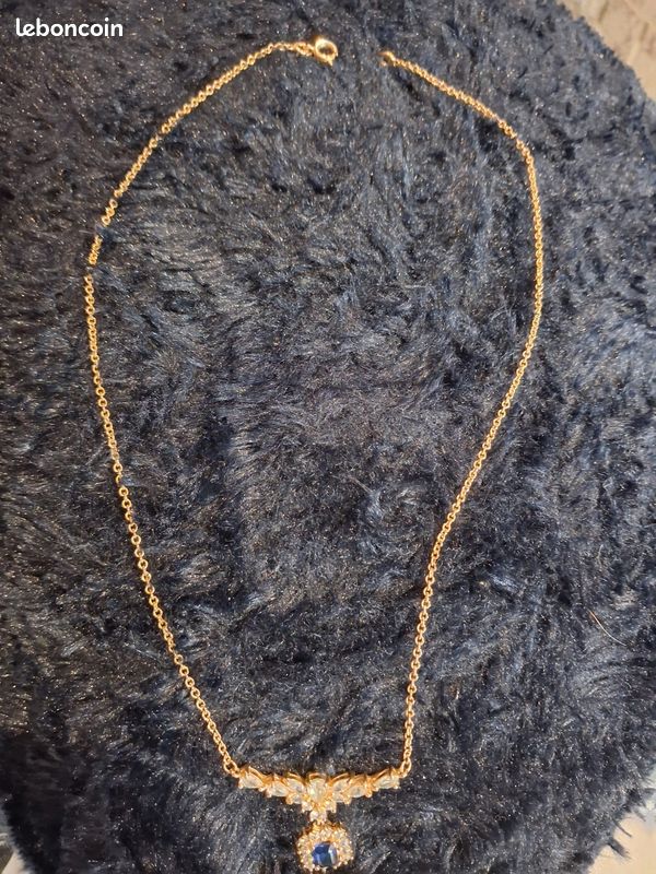Collier Chaîne Plaqué Or - Occasion Bon état - Référence 82-32 - Bijou Femme Simple Et élégant