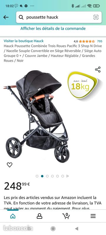 Vends poussette 3 en 1 (image 5)