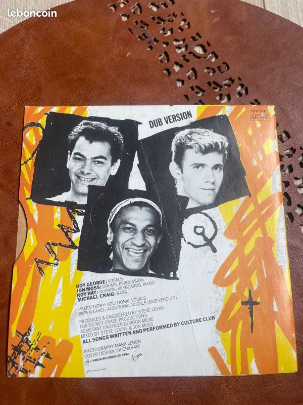 Culture Club, Do, You really Want to Hurt Me 45 tour (image 2)