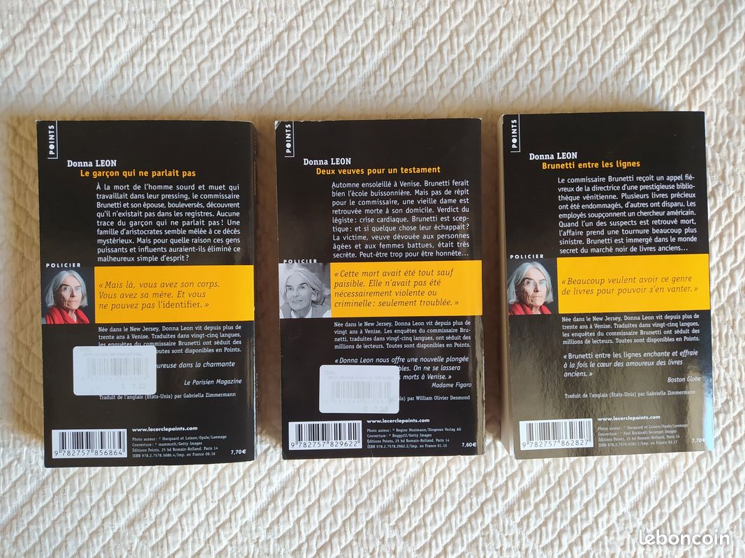 3 livres de Donna Leon (image 2)