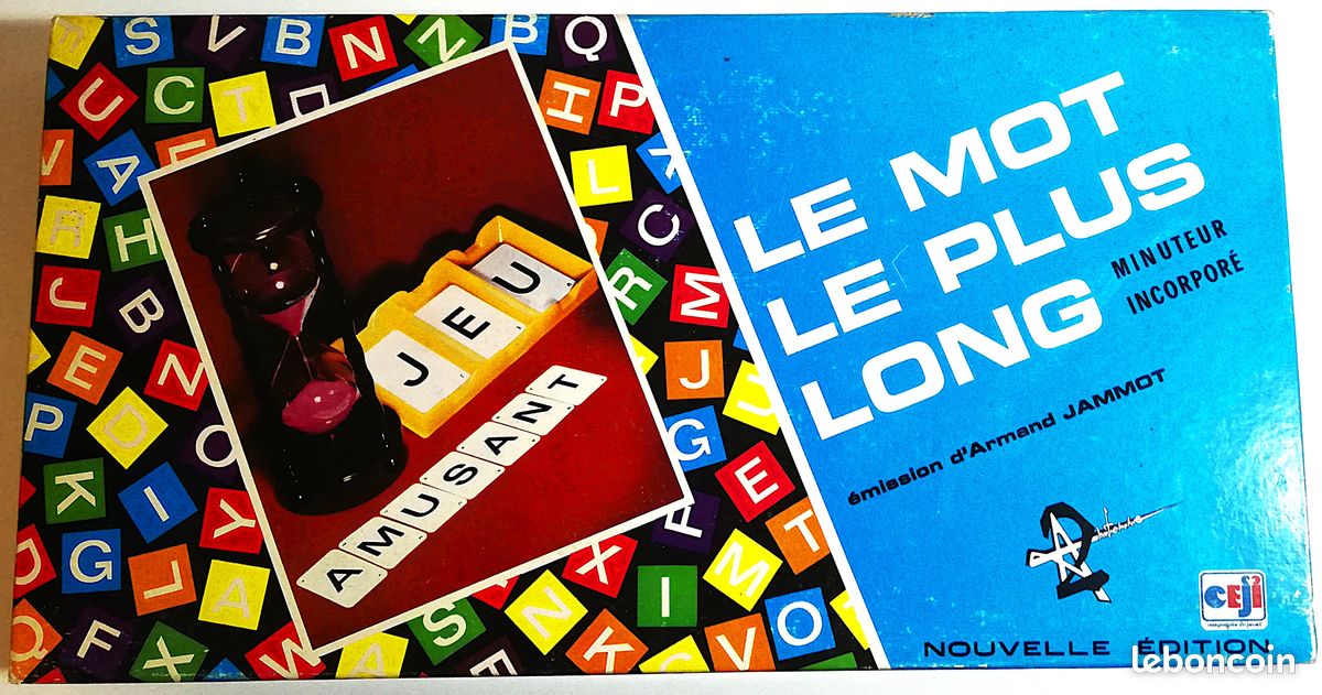 Le Mot Le Plus Long Jeu De Soci t Vintage De 1975 Collection Le mot le plus long jeu de soci t vintage de 1975 collection