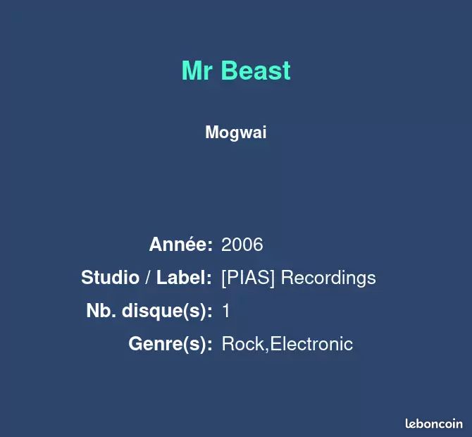 Mr Beast - Mogwai (image 2)