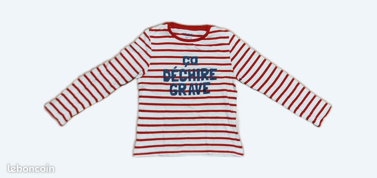 T-shirt 10 ans Ca Déchire Grave (image 1)
