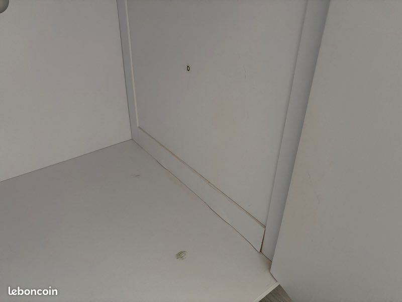Meuble de litière caché + 2 bacs à litières (image 8)