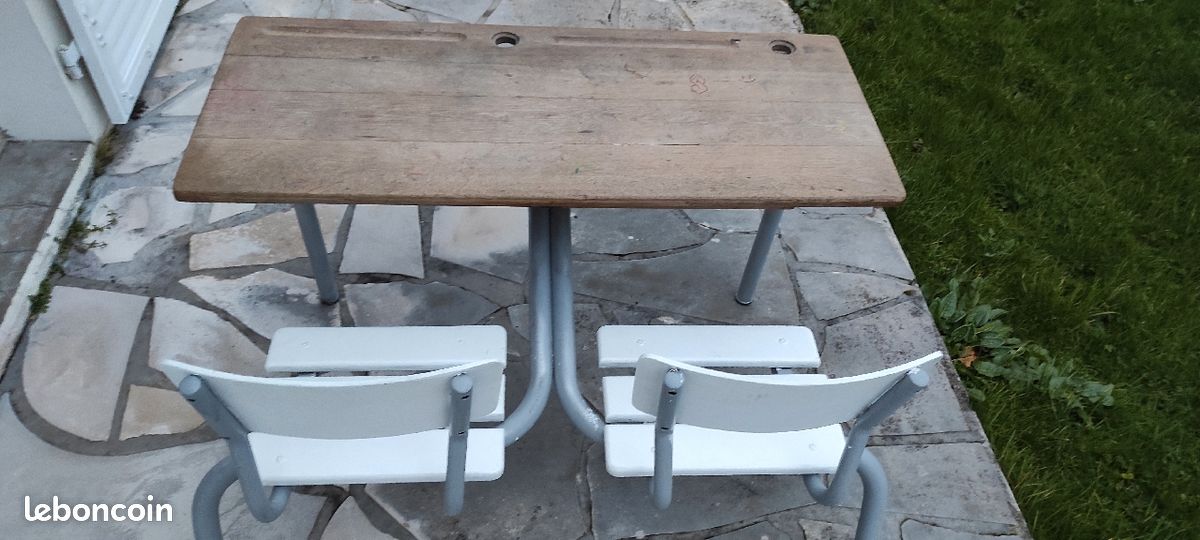 Bureau écolier double enfant (image 2)
