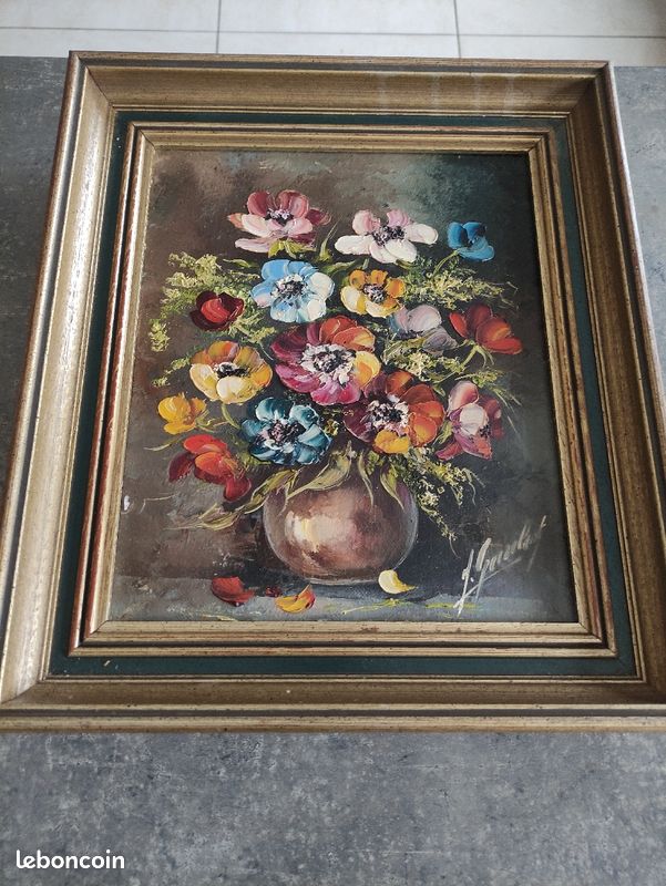 Tableau florales en peinture p41 (image 1)