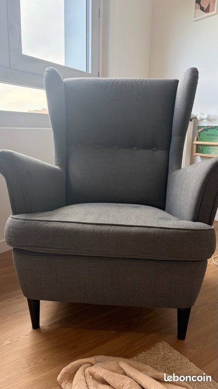 STRANDMON Fauteuil à oreilles, IKEA (image 2)