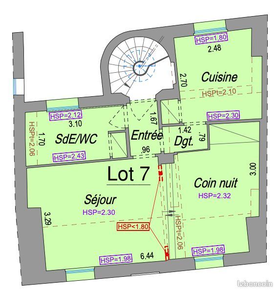 Appartement 2 pièces 40 m² (image 8)