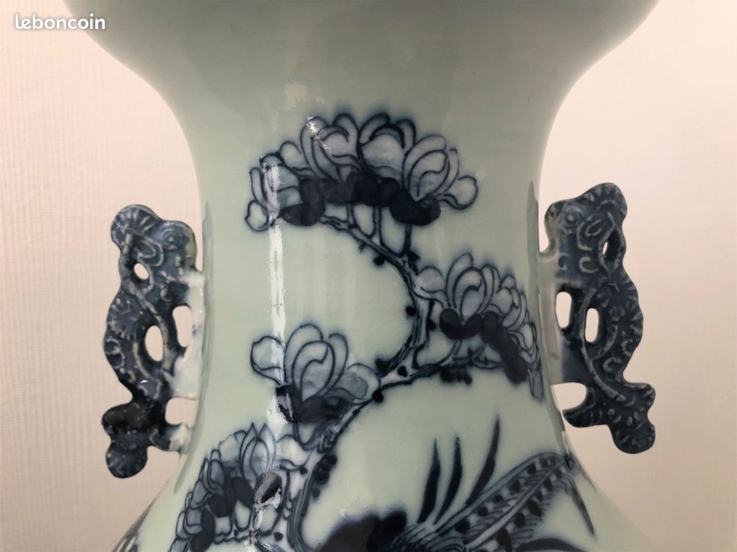 Vase de Chine en porcelaine, début XXème siècle, excellent état (image 3)