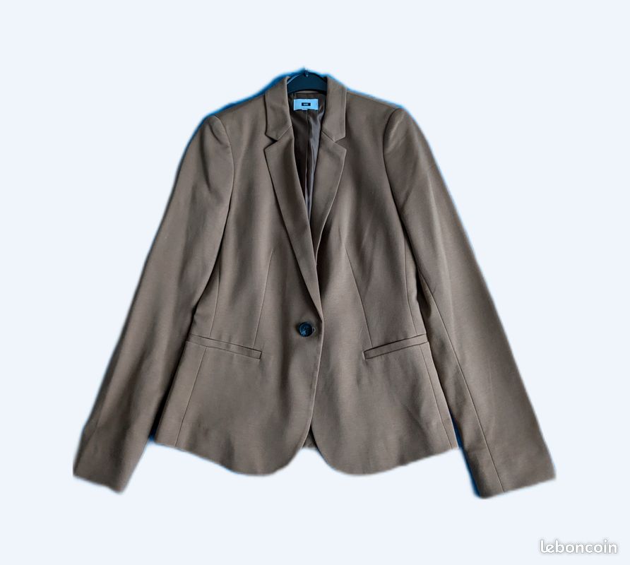 Blazer cintré camel S (image 1)